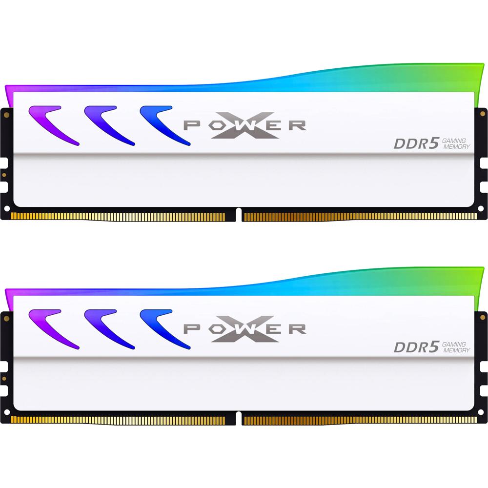 Silicon Power Storm DDR5 64GB (2 x 32GB) 6000 MT/s UDIMM con RGB y Heat Sink