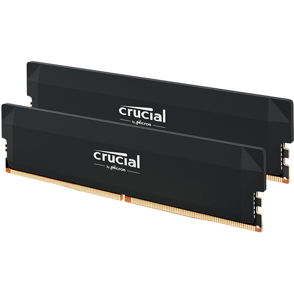 Crucial Memoria DDR5 32GB Pro Overclocking 6400 MT/s UDIMM (2 x 16GB) Black