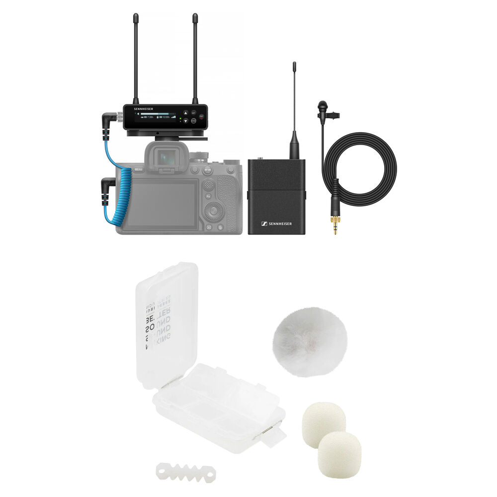 Sennheiser EW-DP ME 2 SET Mic Sistema Inalámbrico Lavalier Omnidireccional con Kit Exteri