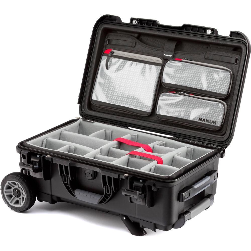 Nanuk 935 Maleta Dura con Ruedas Pesadas y Kit Profesional para Fotografía, 28.5L, Resina