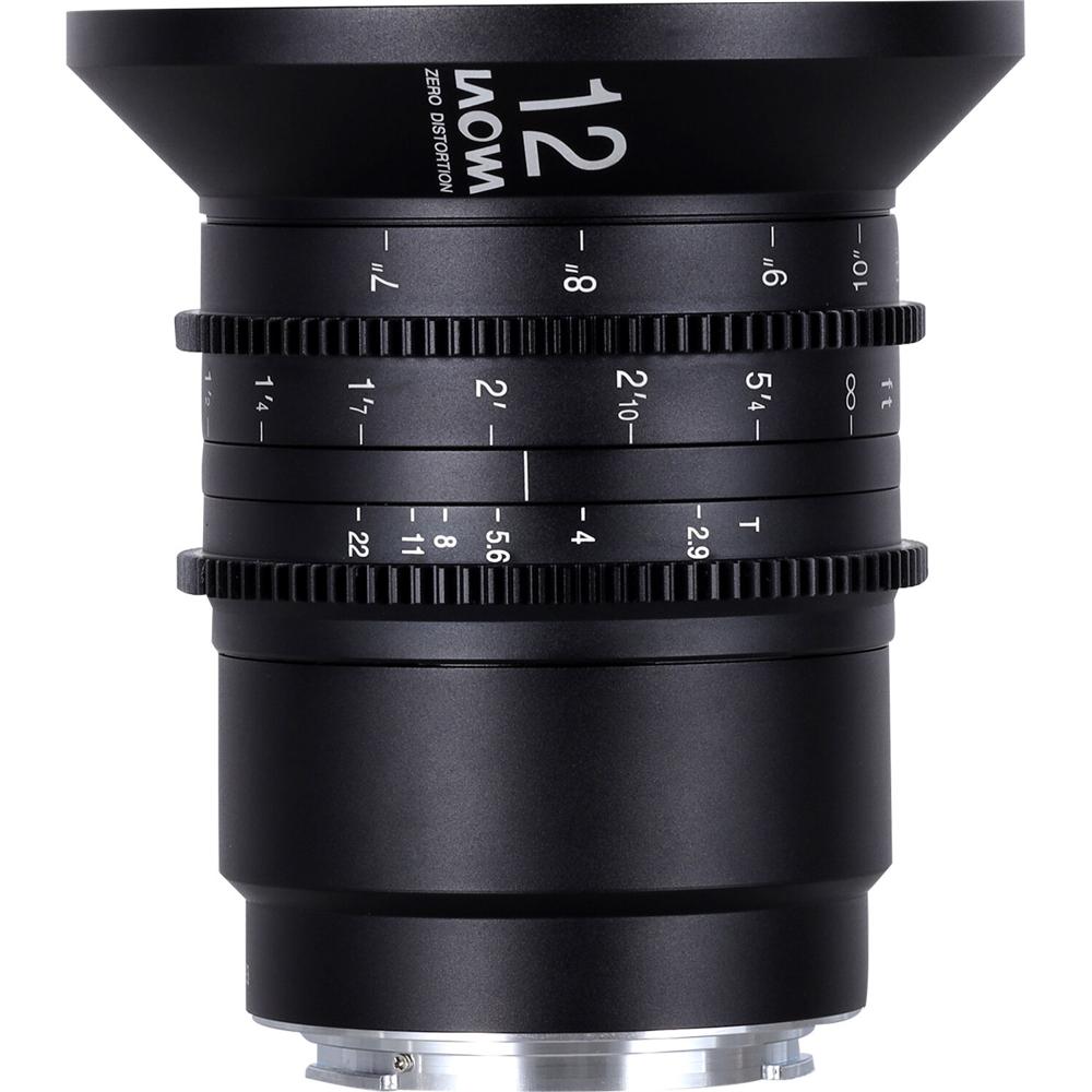 Venus Optics Laowa 12mm T2.9 Zero-D Cine Lens - Lente Cine RF-Mount, 122° Ángulo de Visi