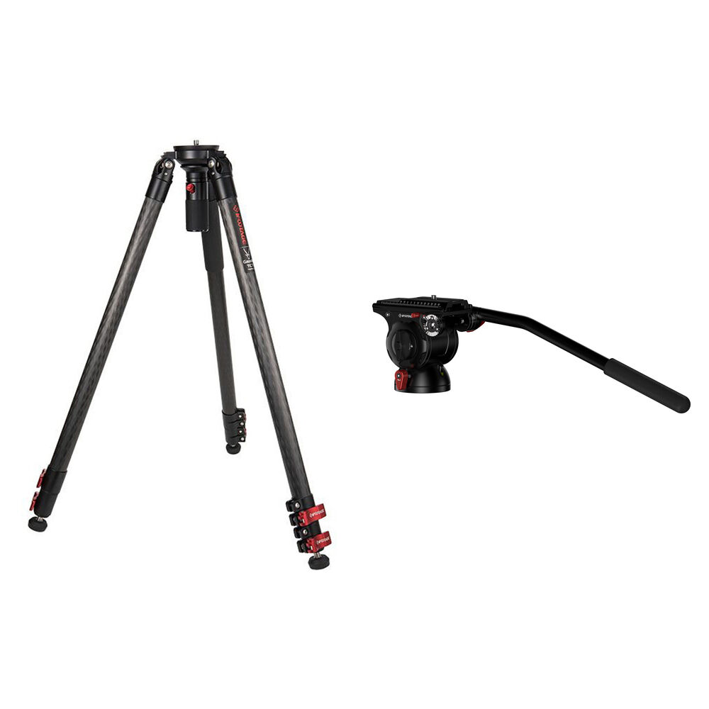 iFootage Tripode Gazelle TC7 Fastbowl de Carbono + Cabezal Fluido Komodo K5S
