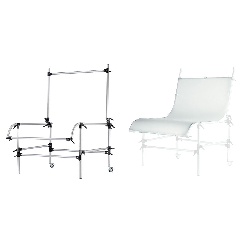 Manfrotto Kit de Mesa Still Life 78.8 x 49.25"" con Superficie Acrílica y Estructura de Al
