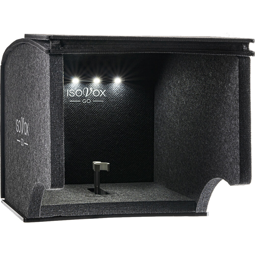 ISOVOX Go Cabina de Aislamiento Vocal Portátil - Reducción de Ruido de hasta 10 dB, Sopo