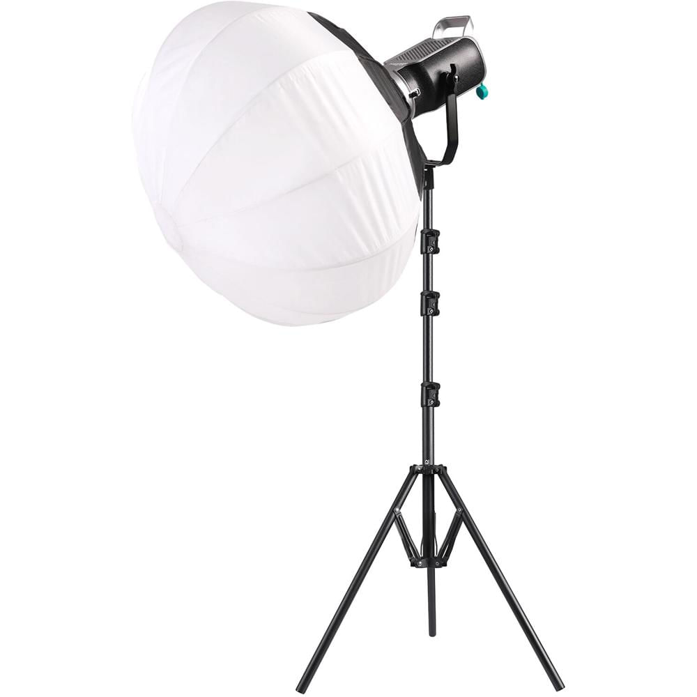 GVM SD300S Monolight LED con Softbox Lantern, 5600K, CRI 97, Control DMX y App, Incluye So
