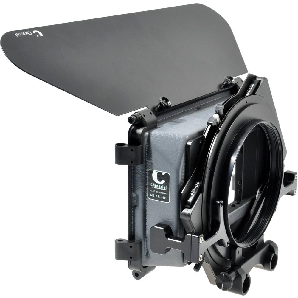 Chrosziel Matte Box 450-R11 con Filtro Rotativo y French Flag