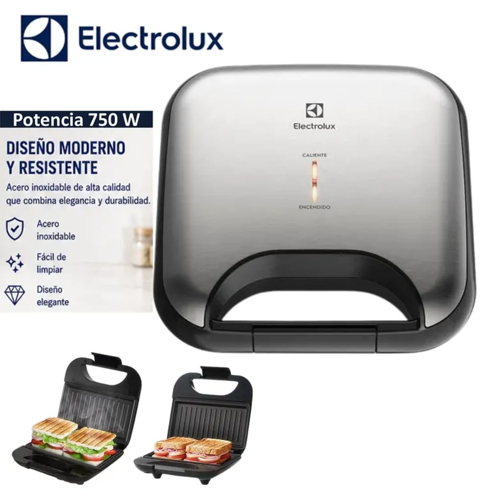 Sandwichera Electrolux Efficient Inox ESG20