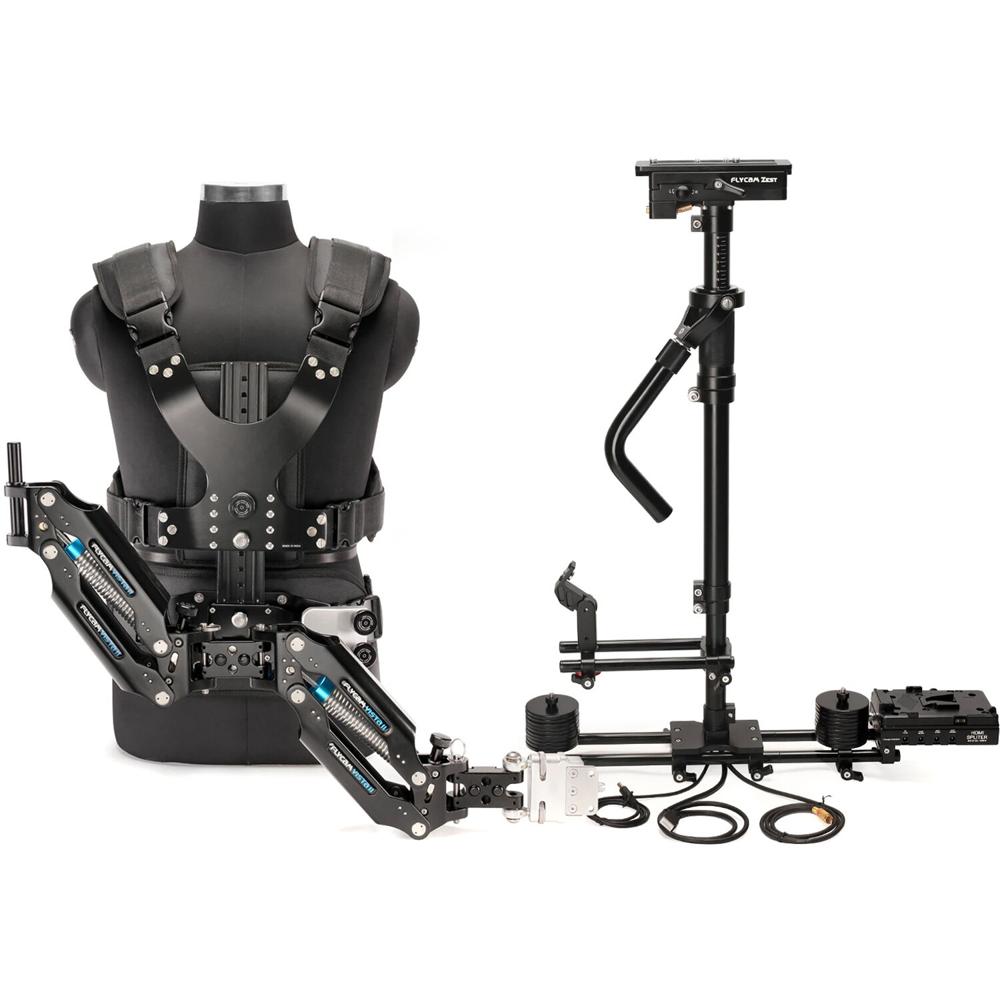 Flycam Zest Pro Estabilizador de Video Electrónico con Arnés Vista-II (V-Mount) - Capaci