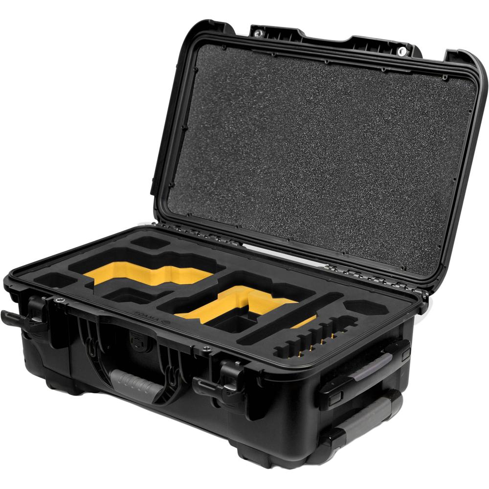 Foama Carry-On Hard Case N935 para RED V-RAPTOR X con Inserto de Espuma Amarillo, Resisten