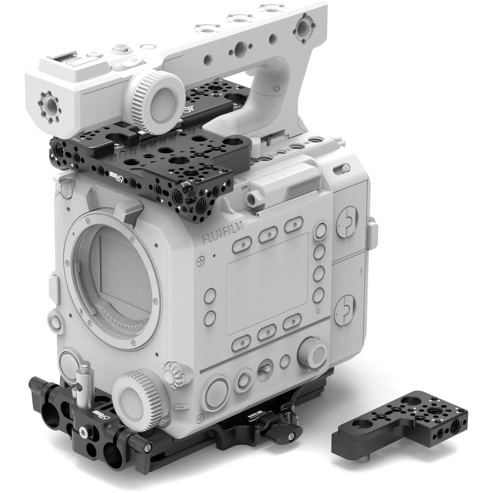MID49 Base Kit para FUJIFILM GFX ETERNA - Soporte con Placa Dovetail ARRI, Diseño Segment