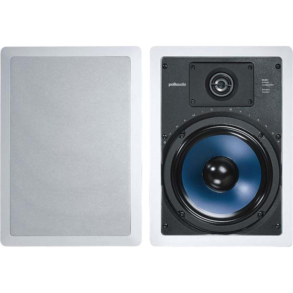 Polk Audio RC85i Altavoces In-Wall (Par) 8"" Cono de Polipropileno, Tweeter de 1""