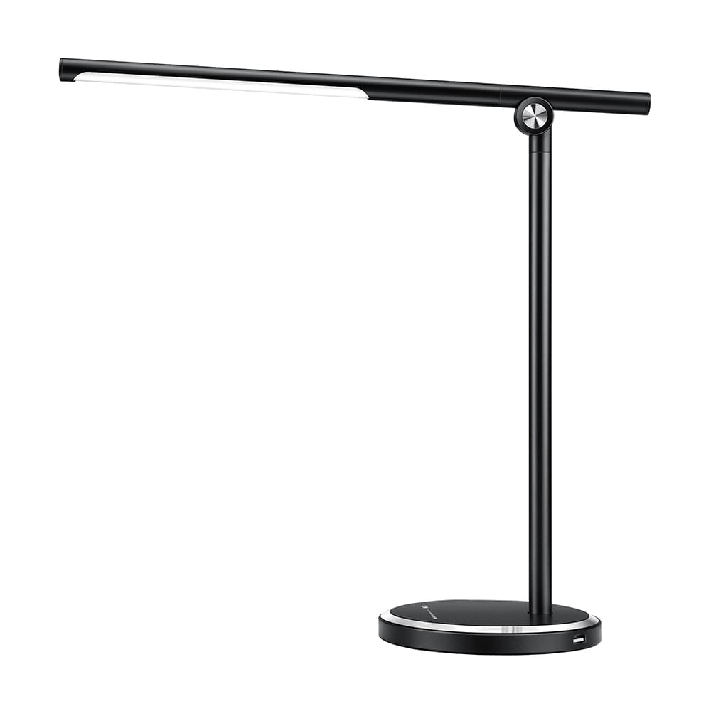 Lámpara de Escritorio LED Moderna Orange 7W Negro 40x15cm
