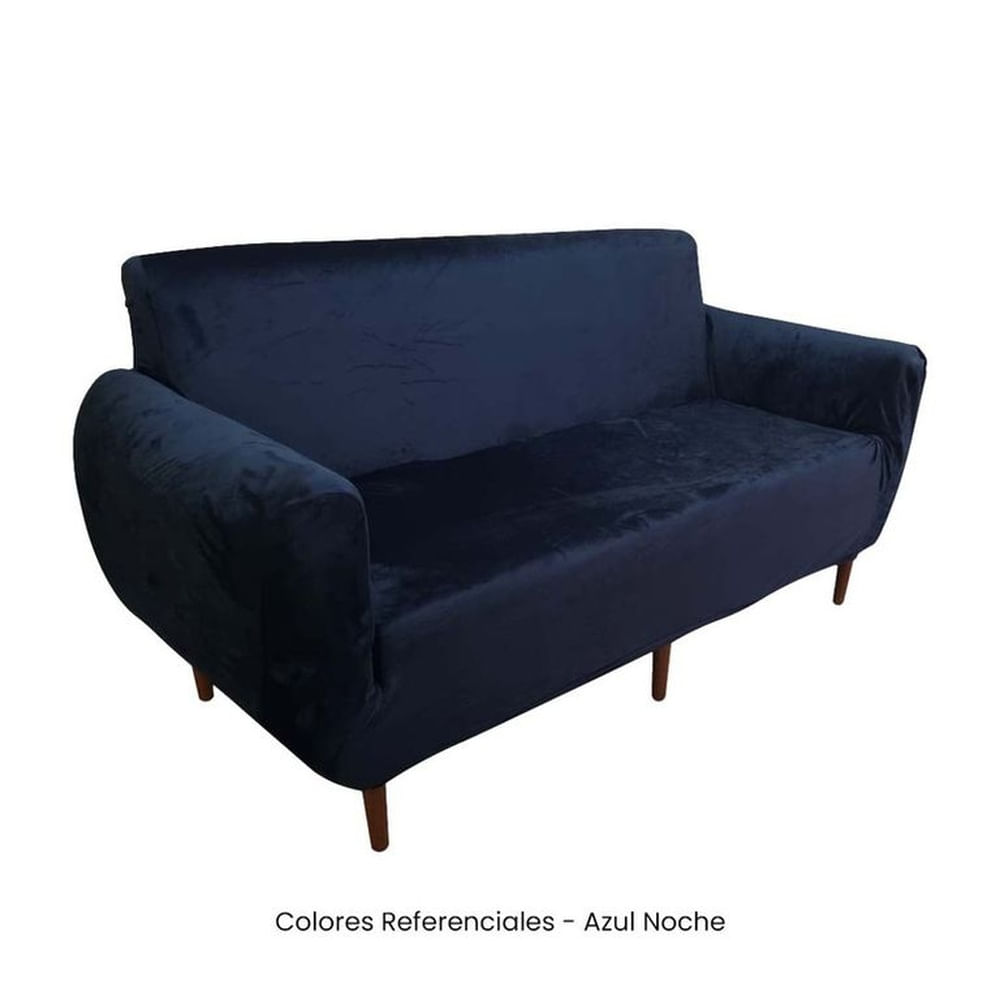 Juego de Funda Nacional de Terciopelo para Mueble 321 - Azul Noche