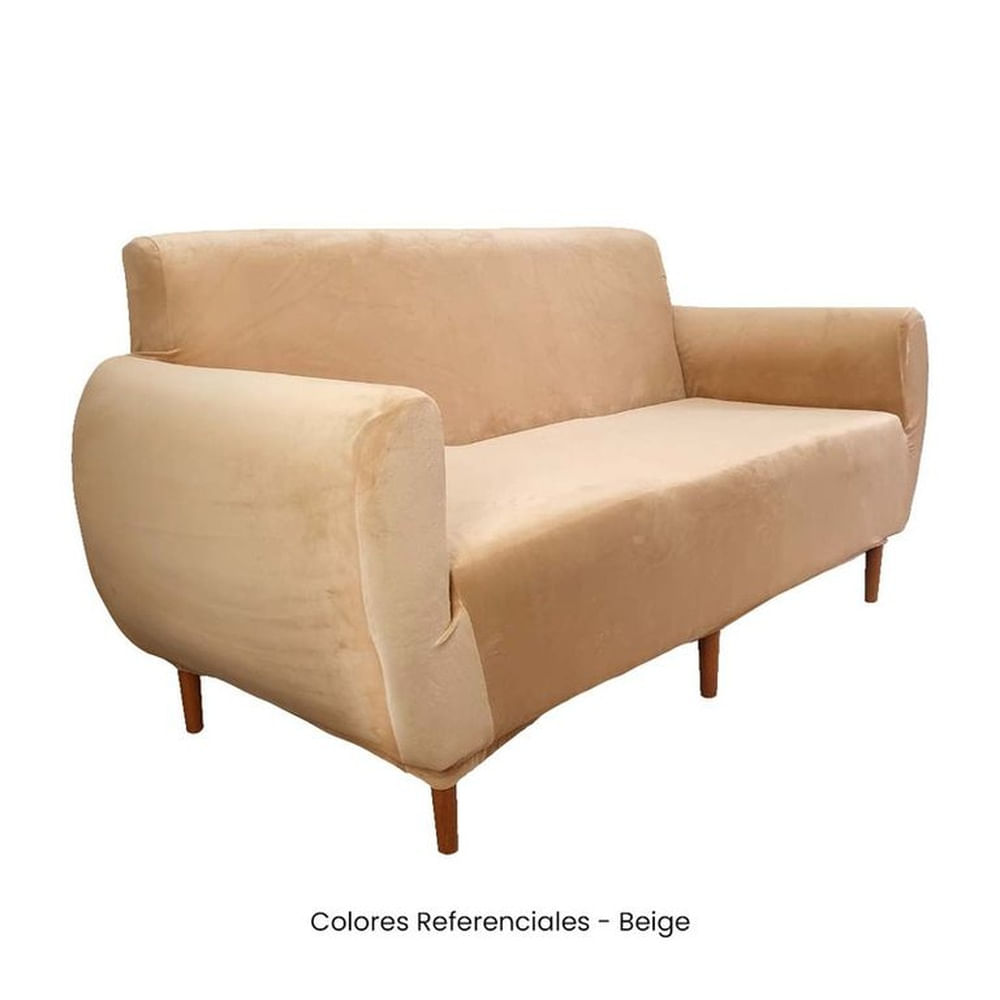 Juego de Funda Nacional de Terciopelo para Mueble 321 - Beige