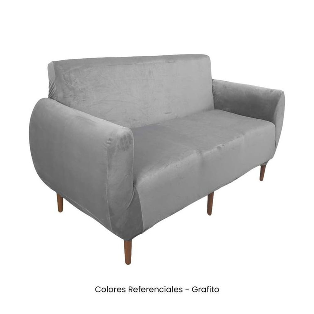 Juego de Funda Nacional de Terciopelo para Mueble 321 - Grafito
