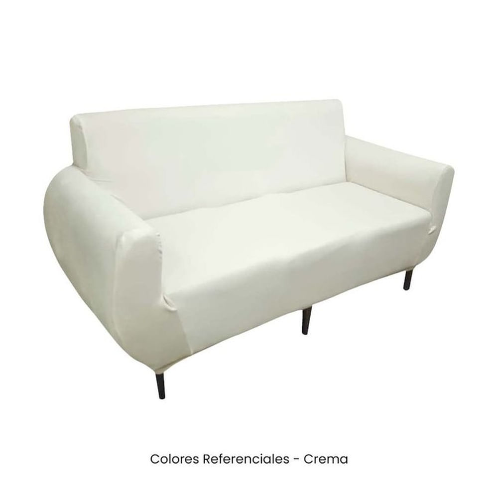 Juego de Funda Nacional de Terciopelo para Mueble 321 - Crema