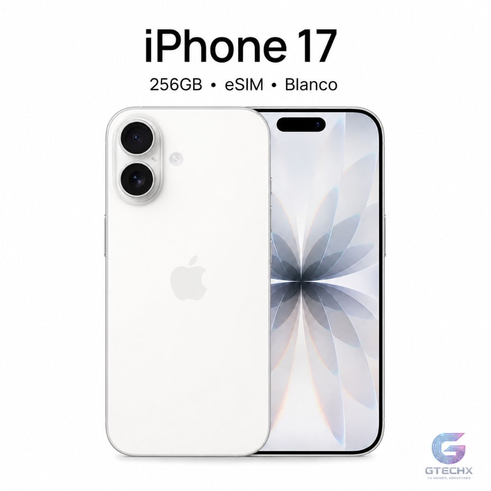 Celular Apple iPhone 17 256GB eSIM 120Hz White