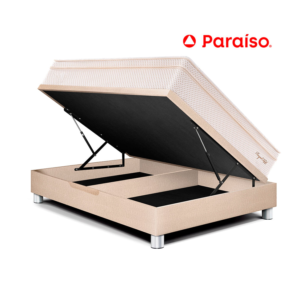 Cama Boxet Royal Cloud 2 Plazas Champagne