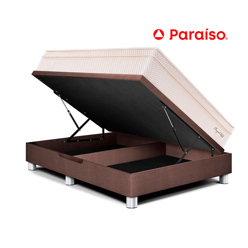 Cama Boxet Royal Cloud Queen Chocolate