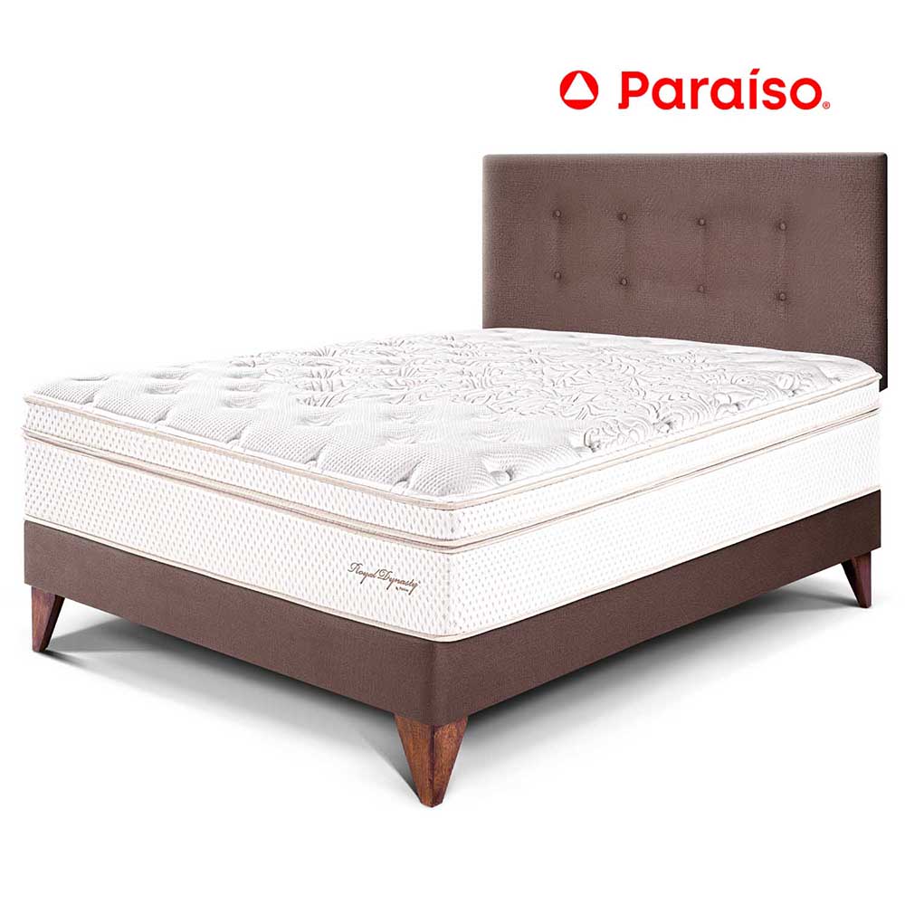 Dormitorio Europeo Royal Dynasty 1.5 Plazas Chocolate