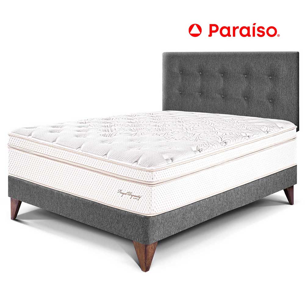 Dormitorio Europeo Royal Dynasty 2 Plazas Gris