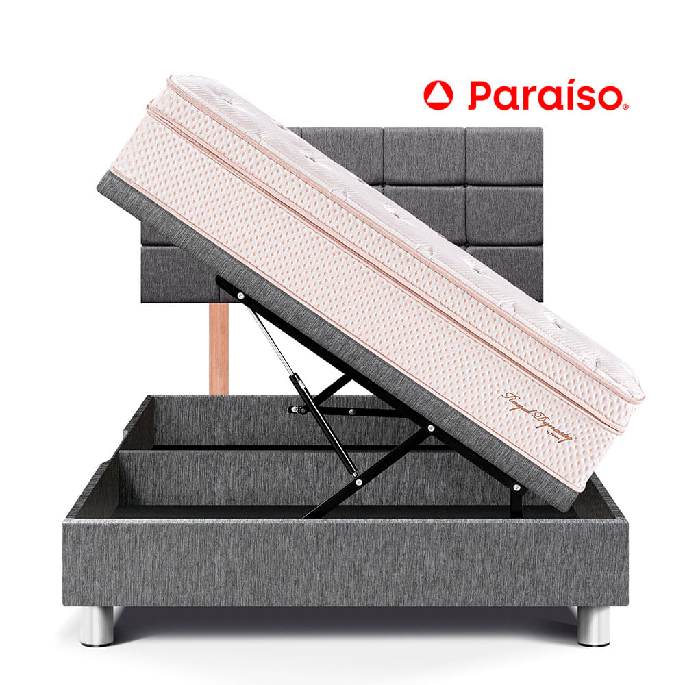 Dormitorio Boxet Blocks Royal Dynasty Queen Gris