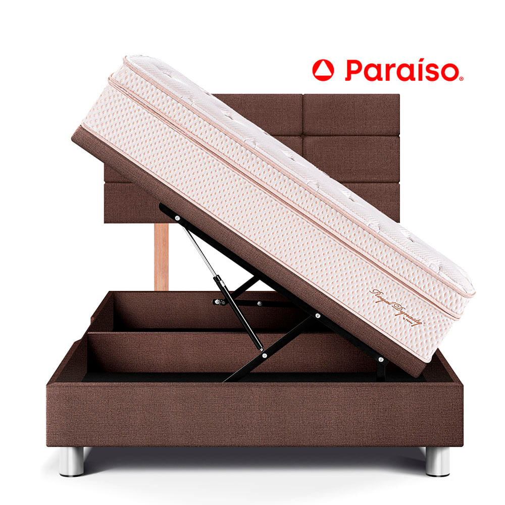 Dormitorio Boxet Blocks Royal Dynasty 1.5 Plazas Chocolate