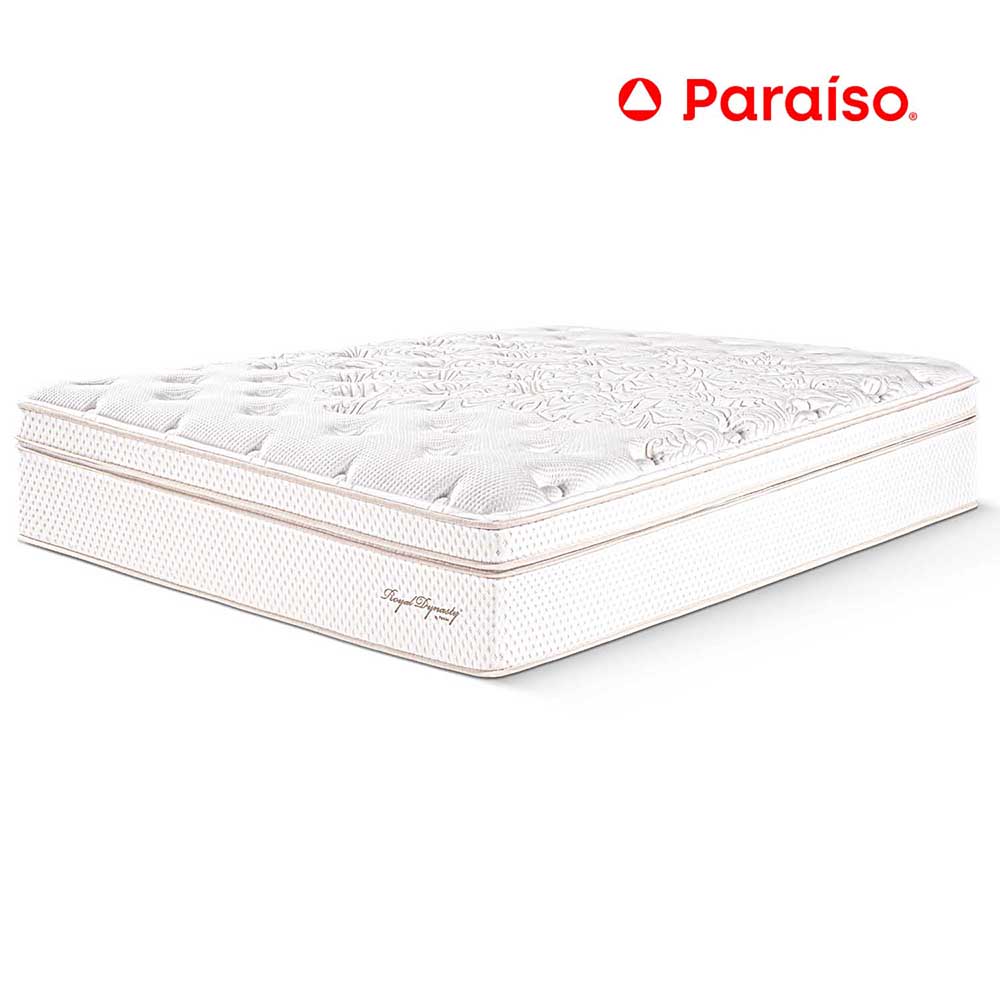 Colchón Paraíso Royal Dynasty 2 Plazas + 2 almohadas viscoelásticas