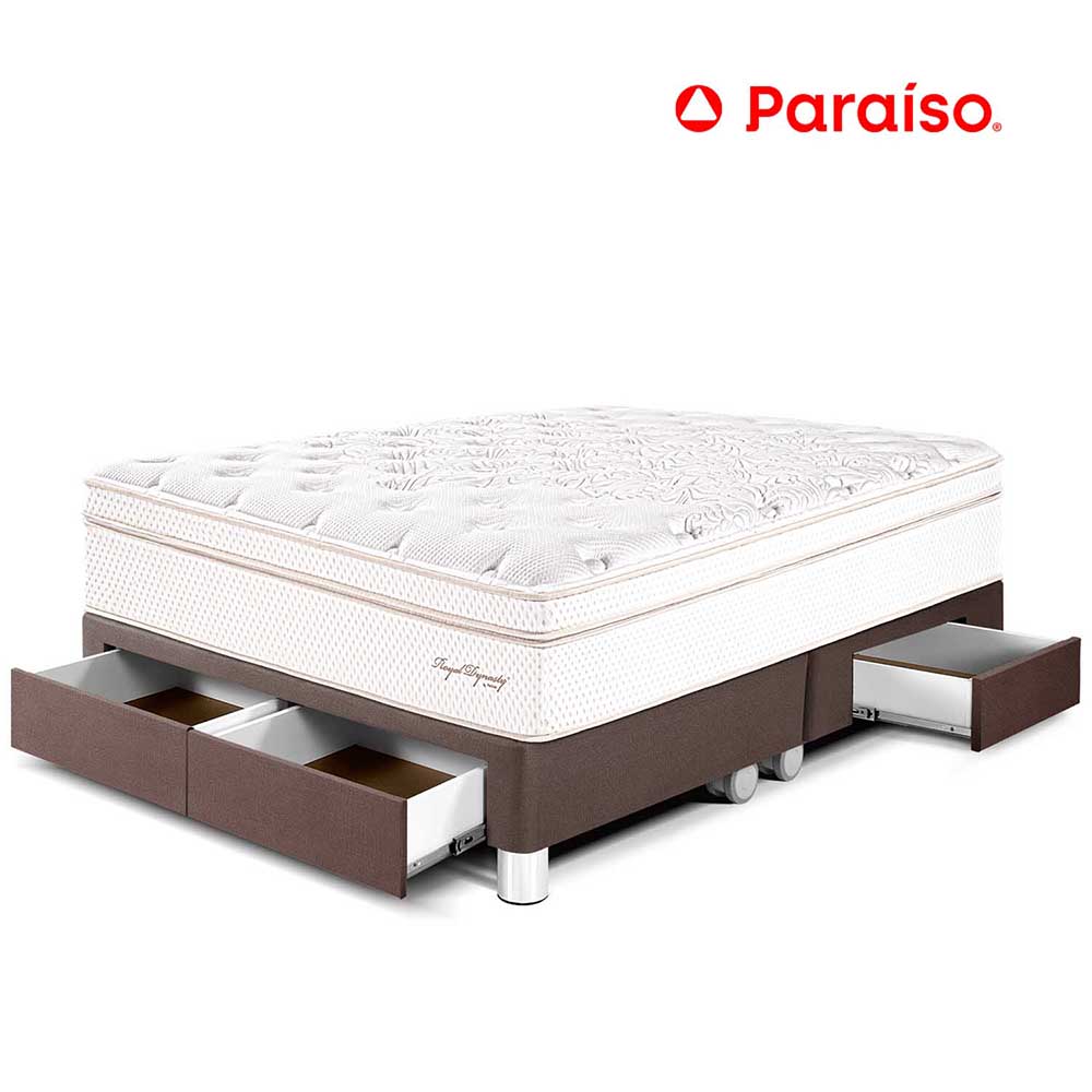 Cama Royal Dynasty Cajones King Chocolate