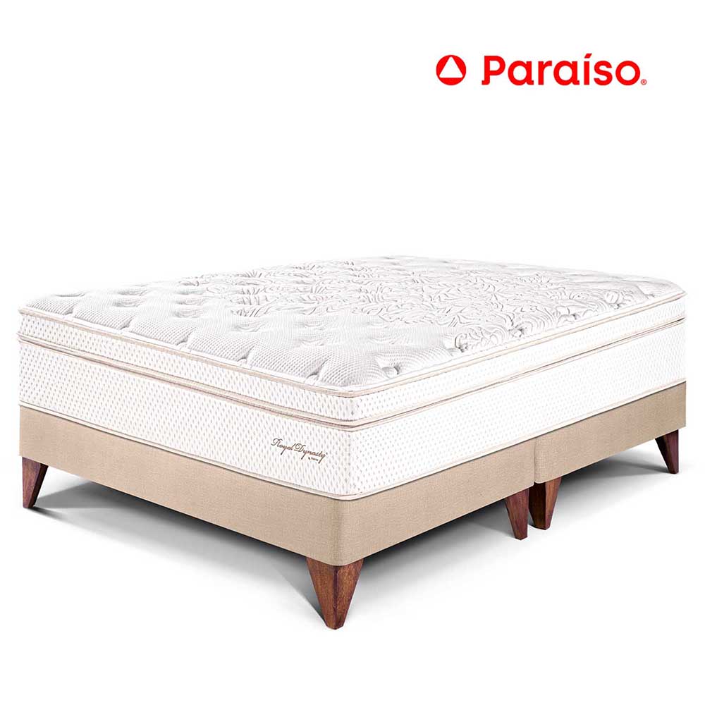 Cama Europea Royal Dynasty Queen Champagne