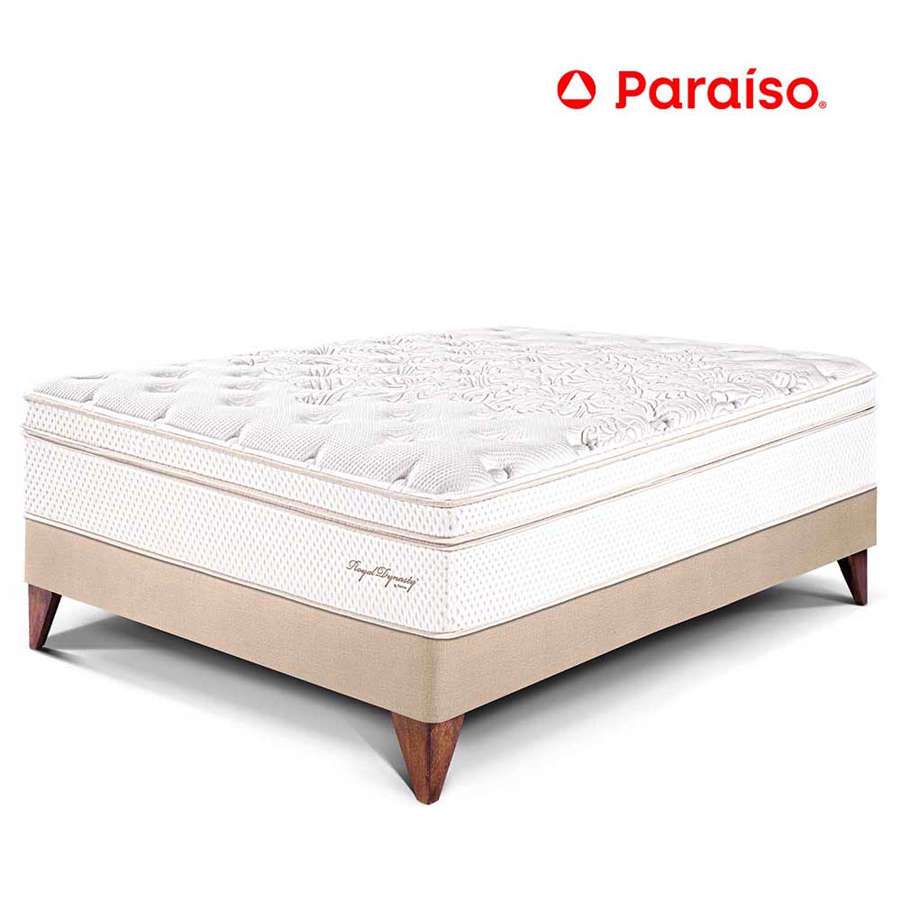 Cama Europea Royal Dynasty 1.5 Plazas Champagne