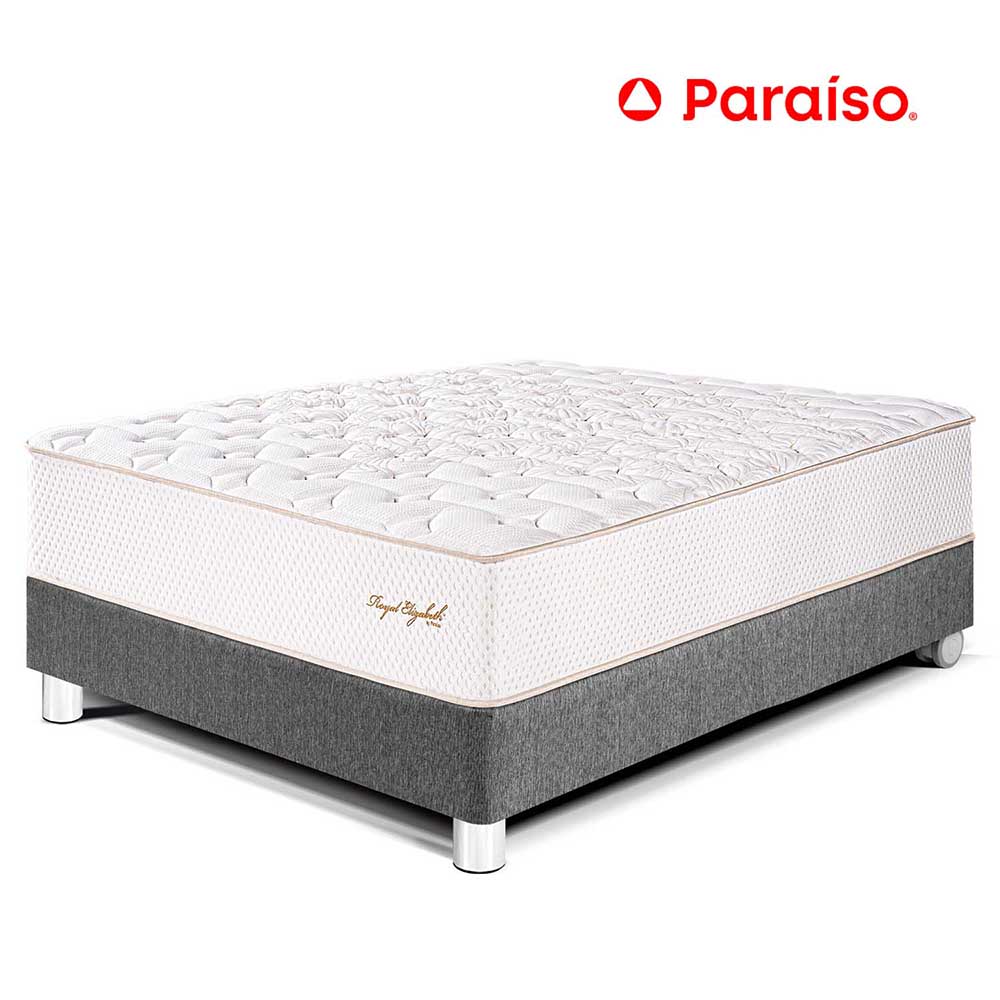 Cama Royal Elizabeth 2 Plazas Gris
