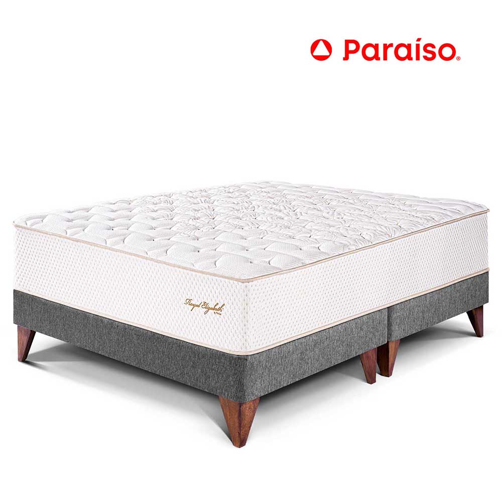 Cama Europea Royal Elizabeth King Gris