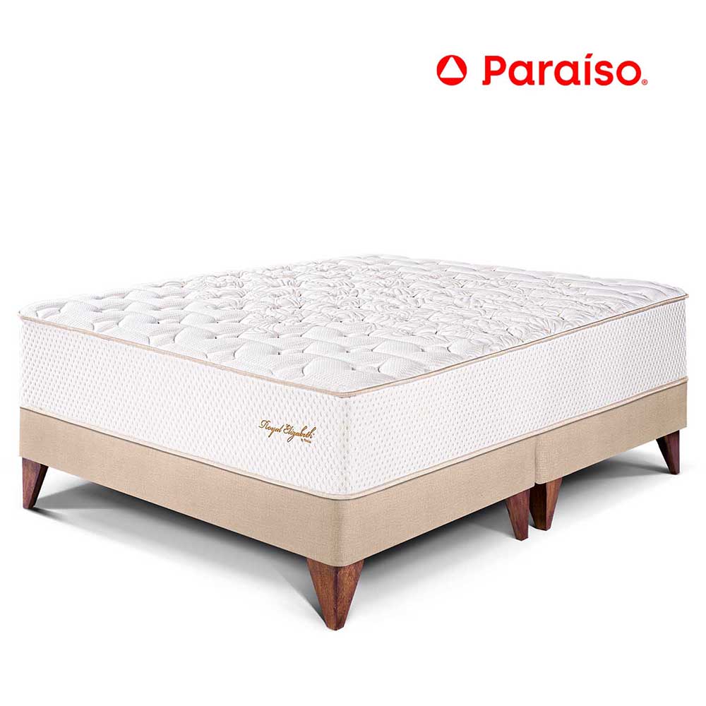 Cama Europea Royal Elizabeth Queen Champagne