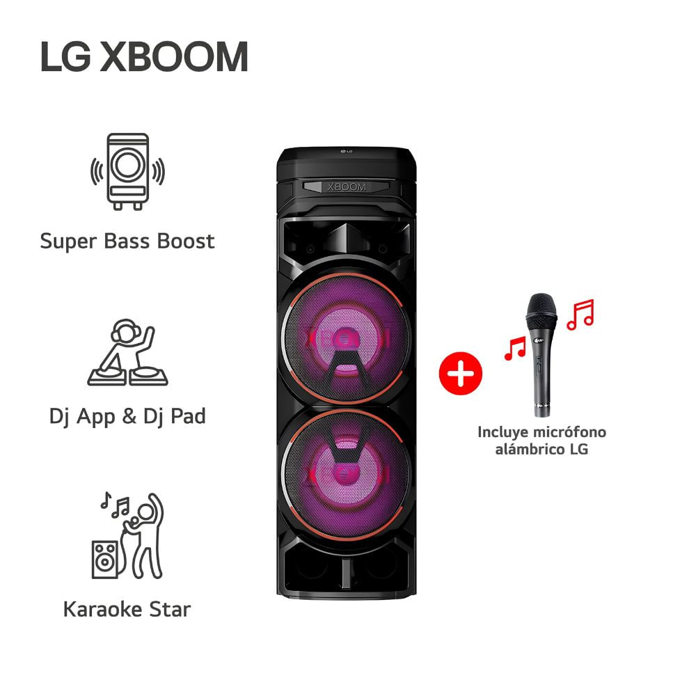 Torre de sonido LG XBOOM  Multi-Bluetooth Karaoke Star  RNC9