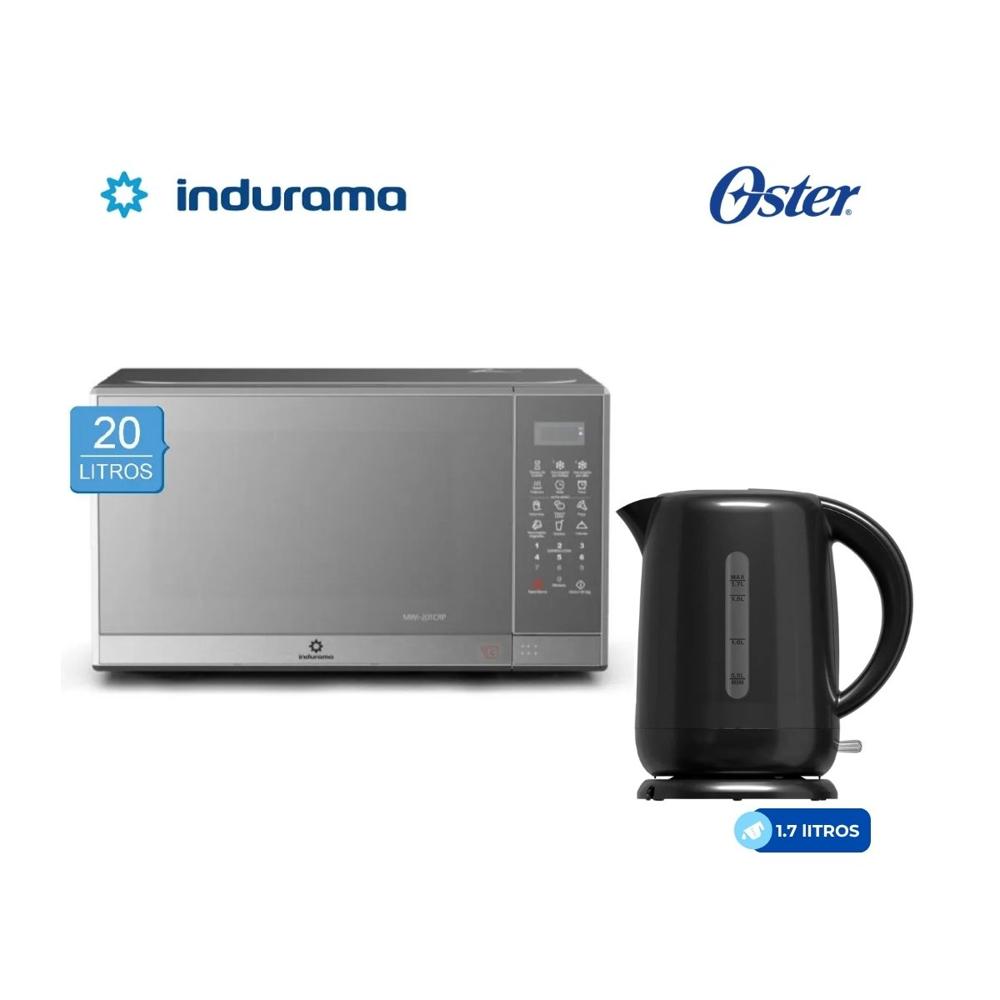 Combo Microondas Indurama MWI-20TCRP 20 Litros - Olla  Arrocera 1.8 Litros