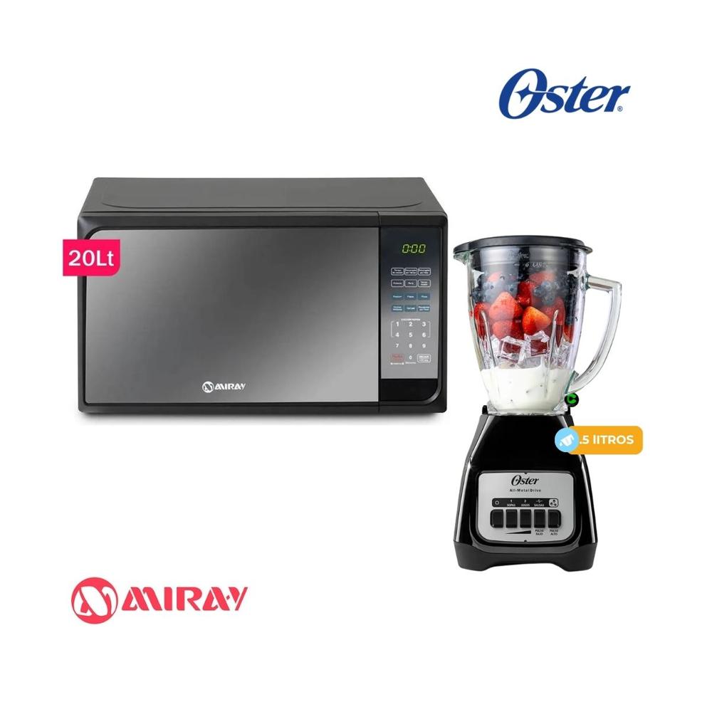 Combo Microondas 20 Litros  HMM-20N  Licuadora 1.5 Litros