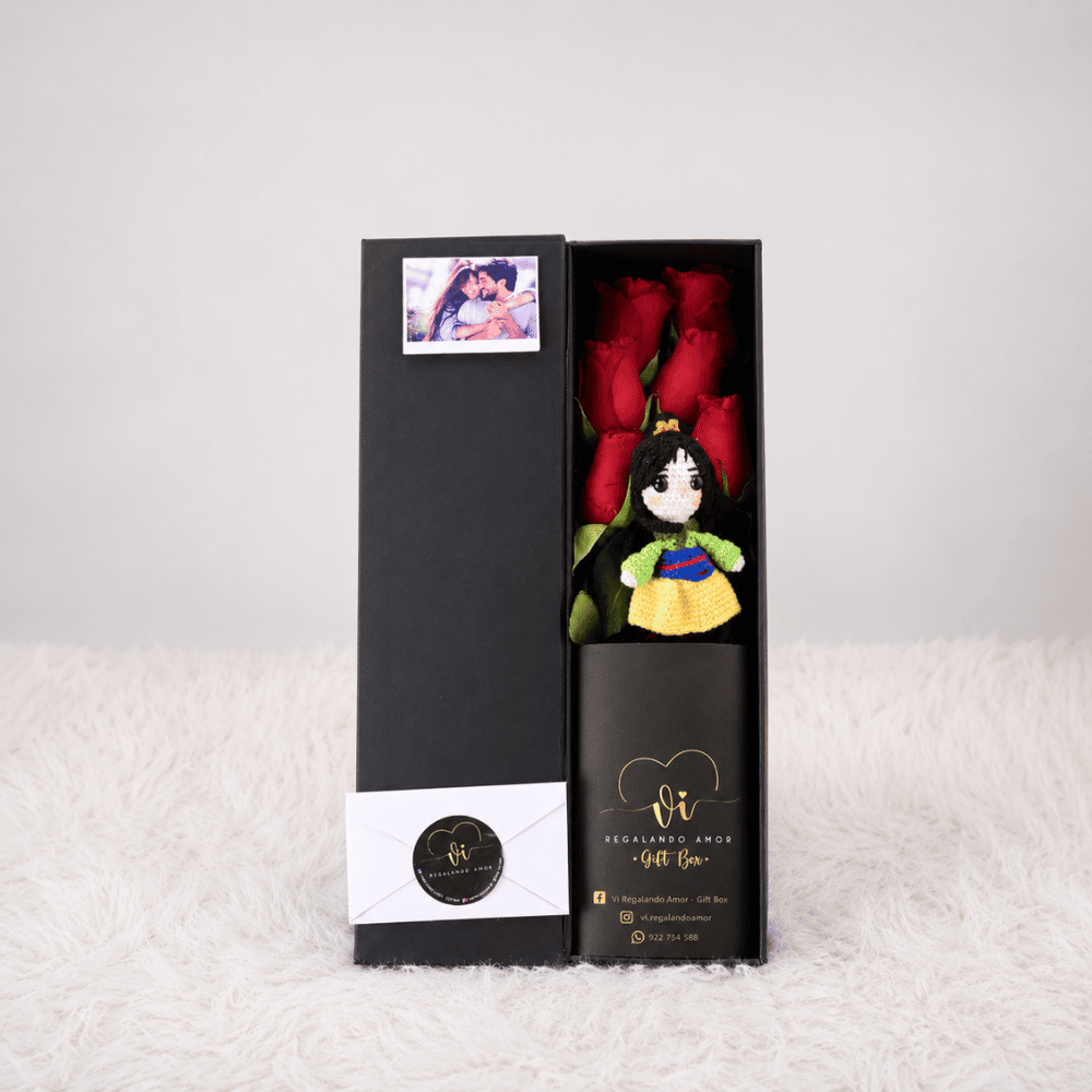 Box Luxury Rosas Rojas - mulan