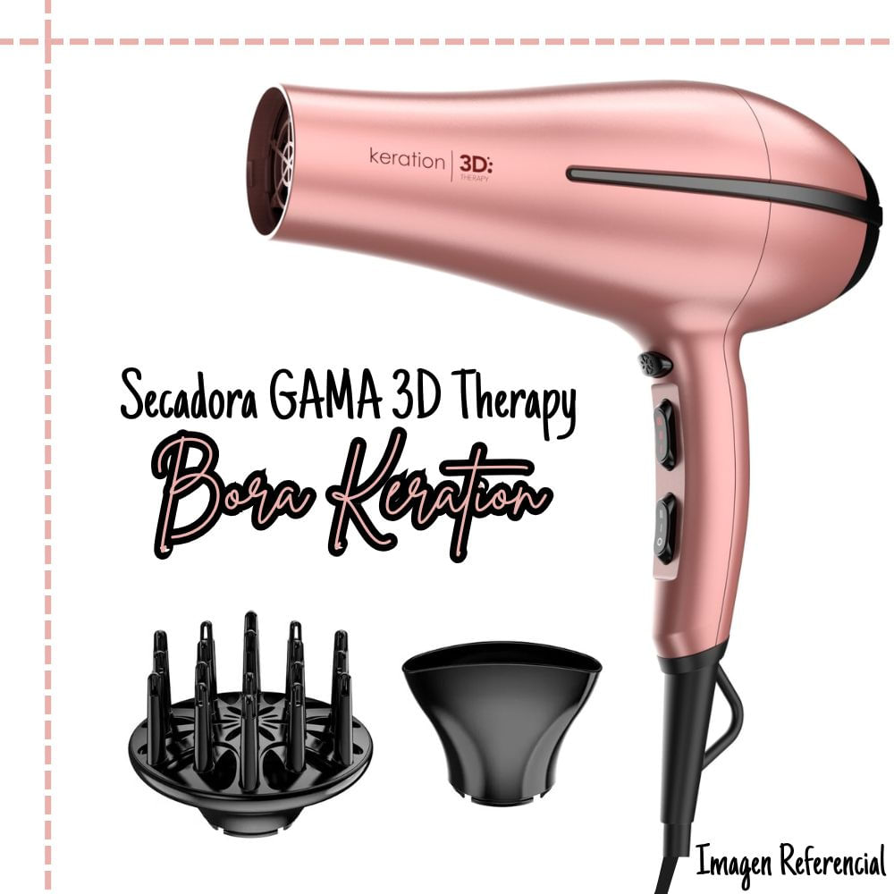 Secadora  Cabello Gama Bora Keration 3D Therapy