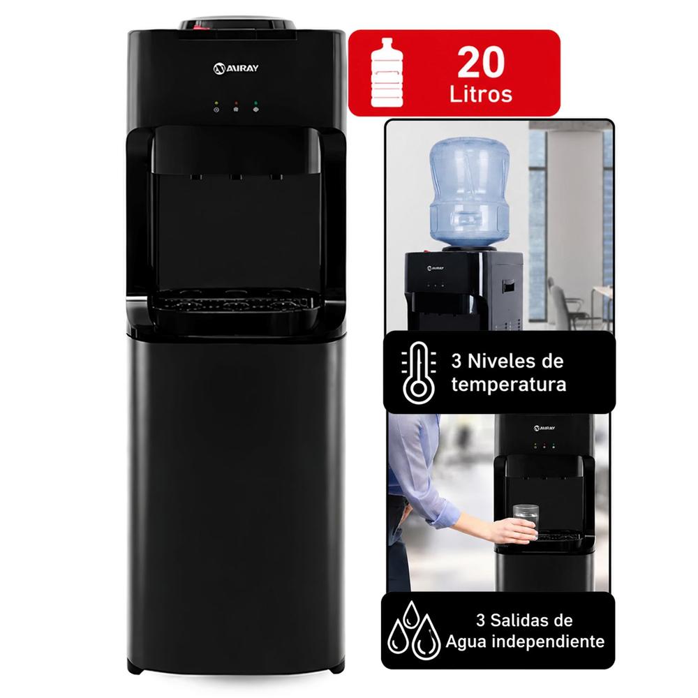Dispensador de Agua DAM-24N Negro 20 L