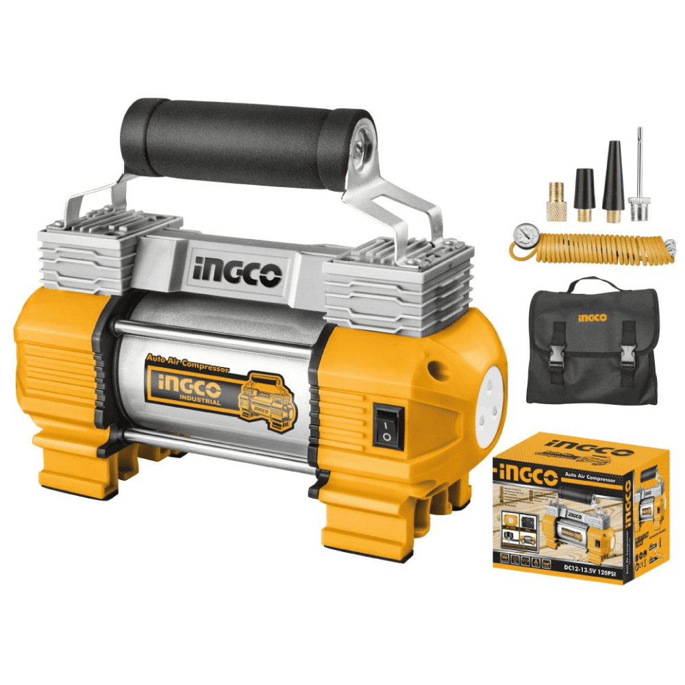 Compresor de Aire Automático Ingco 12V 18AMP 120PSI AAC2508