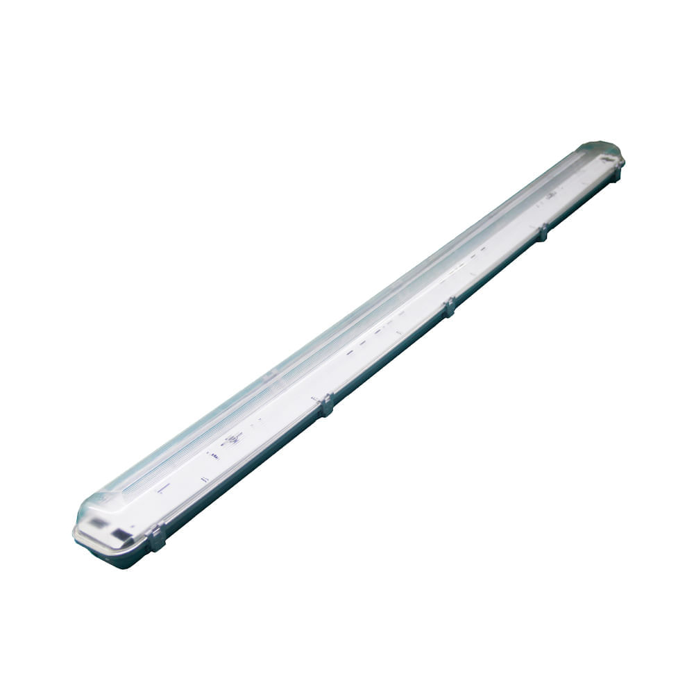 Hermético Para 2 Tubos Led Philips 120cm