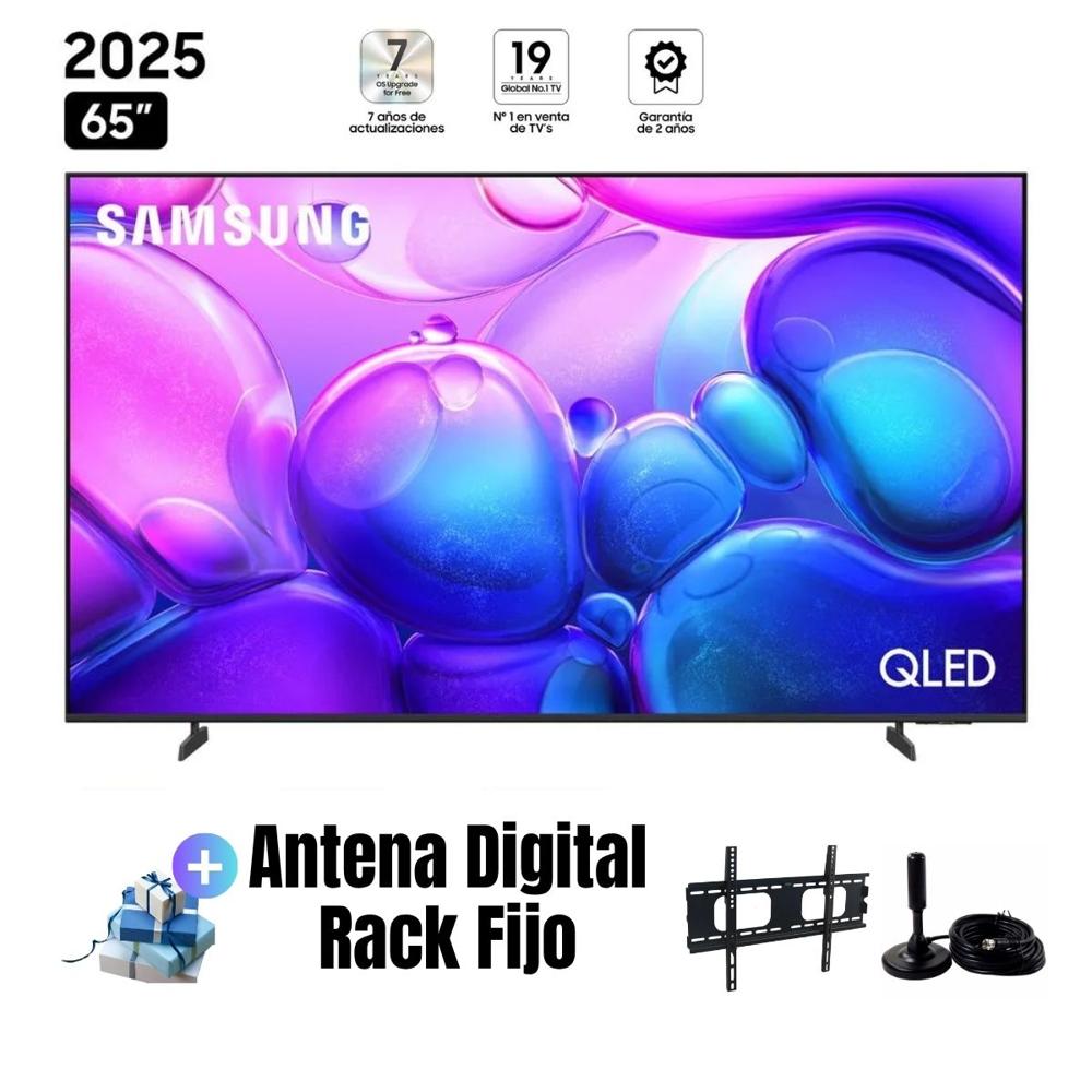 Televisor Smart TV Samsung 65'' QLED UHD 4K QN65Q6FAAGXPE 2025 - Ant  - Rack Fijo