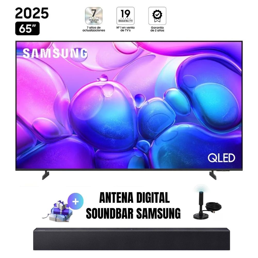 Televisor Smart TV Samsung 65'' QLED UHD 4K QN65Q6FAAGXPE 2025 - Ant - Soundbar Samsung
