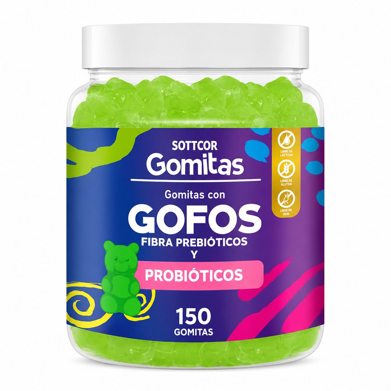 GOMITAS GOFOS NIÑOS 150 GOMITAS SOTTCOR LABS