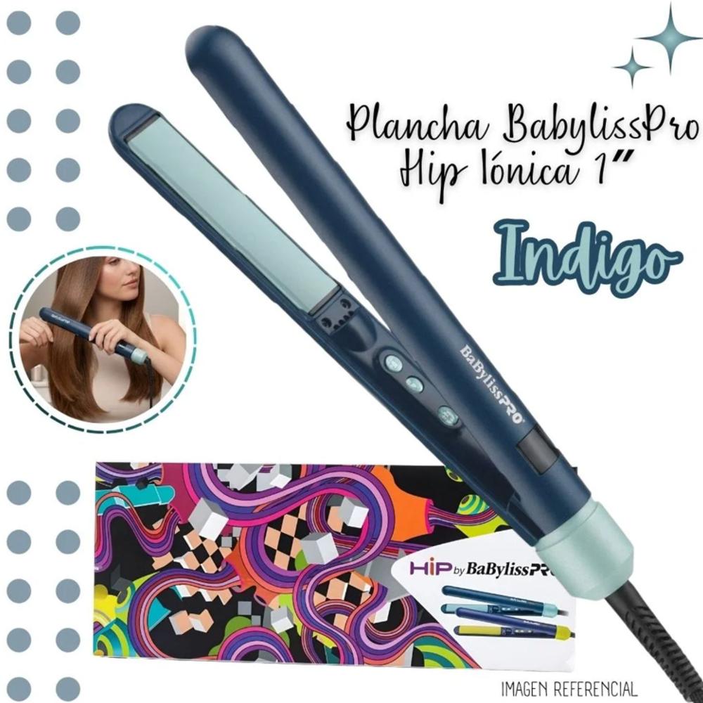 Plancha para Cabello BabylissPro Hip By Ionica 1 Pulgada Indigo
