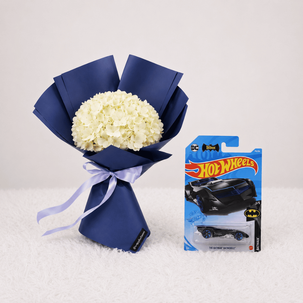 Mini ramo  hortensia Blanco - hotweels