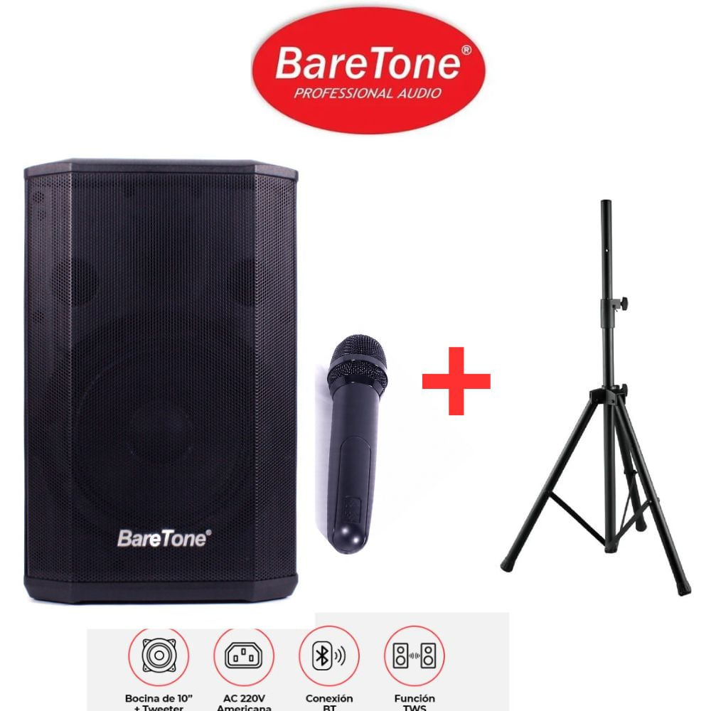 Combo Parlante profesional Baretone MAX-B8  Soporte