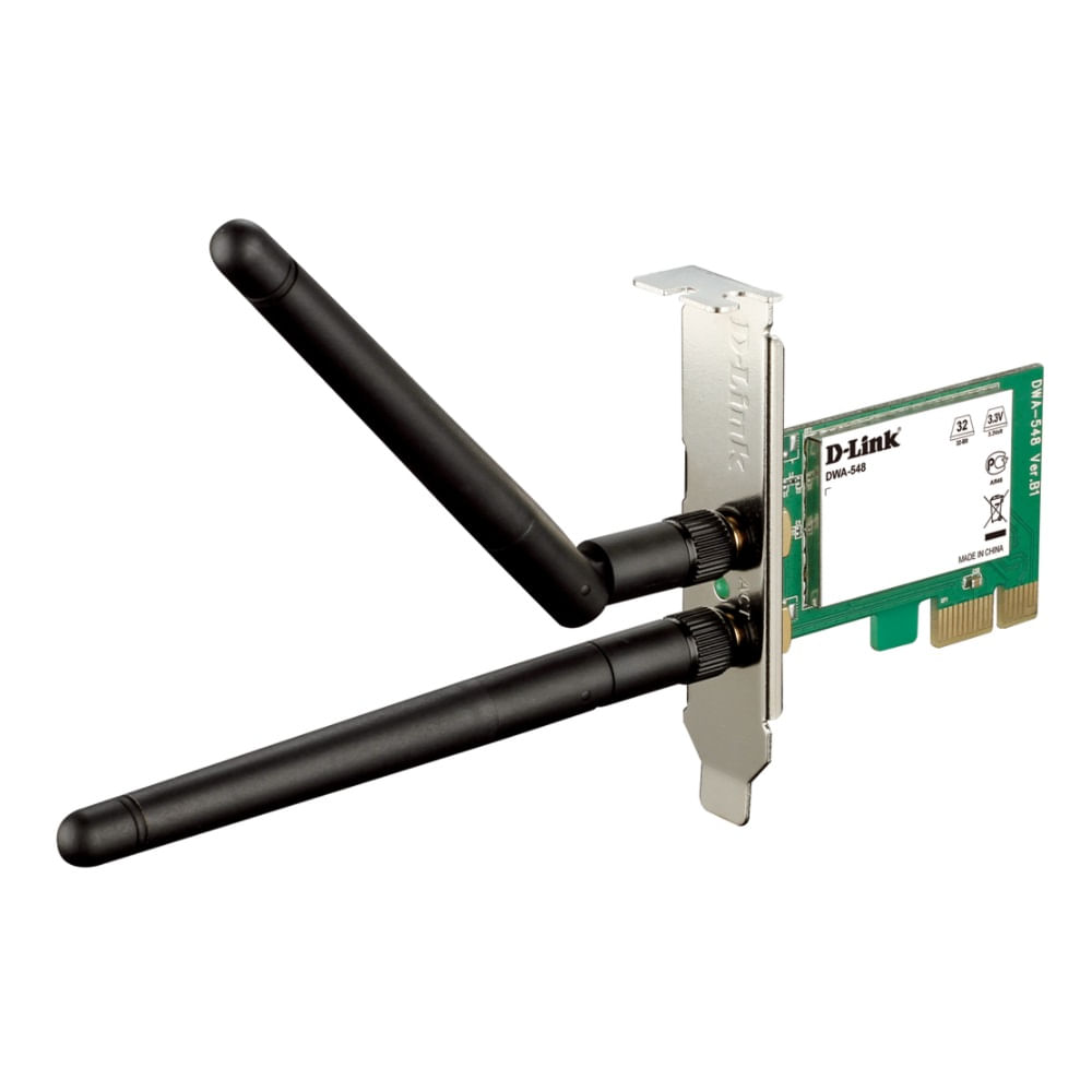 Tarjeta Wireless D-Link DWA-548 802.11gn 300 Mbps PCI-e 2dBi