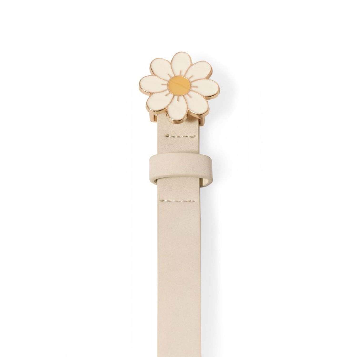 Cinturón Flor Niña Sfera Rafia Bordado Beige